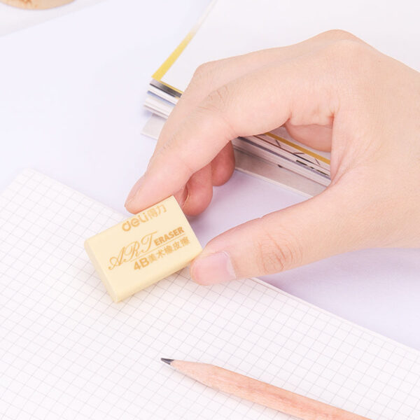 DELI 7534 Art Erasers 4B Pack of 30 - Small Size for School Office