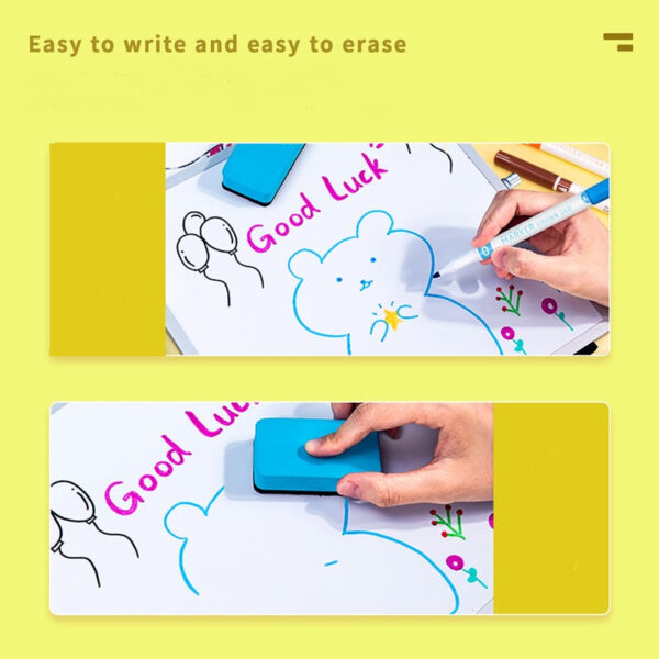 DELI Dry Erase Markers,12 Colors White Board Markers