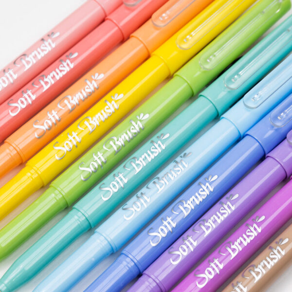 Guangna Soft Brush Pen Felt Tip Assorted Colors - Image 4