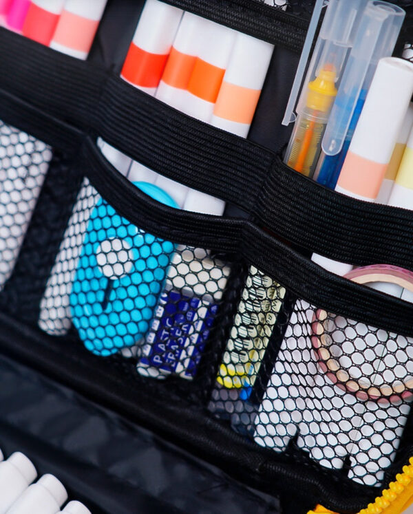 Kids Acrylic Paint Pens Paint Markers Set with 60-Slot Case - Image 9