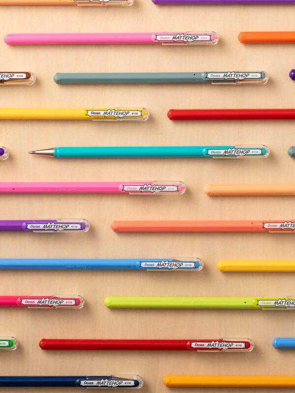Pentel Mattehop Gel Ink Pen 21 Colors Complete Box - Image 5