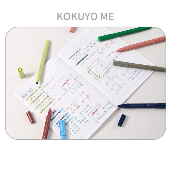 KOKUYO ME 2 Way Marking Pen 4 Color Pack - Image 3