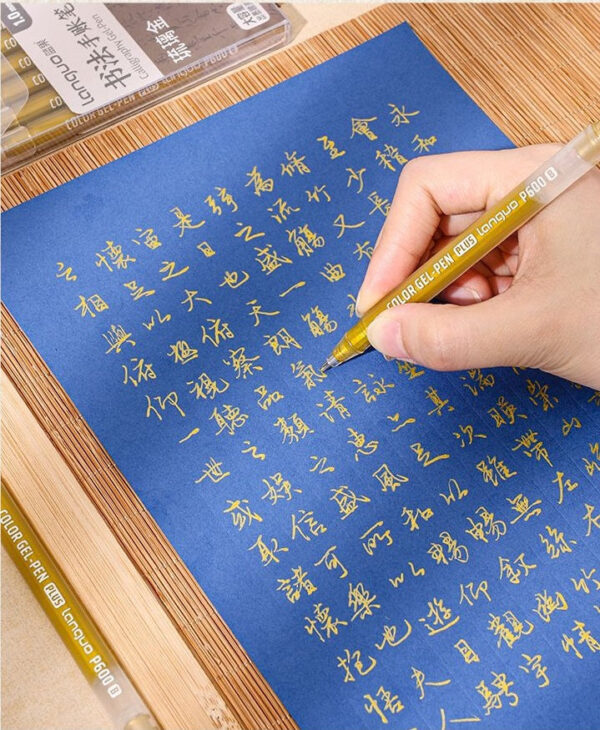 LANGUO P600 Calligraphy Gel Pen,36 Assorted Pens,1.0mm Bold Point - Image 2