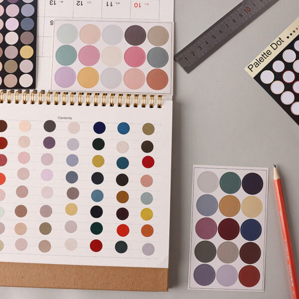 3200 Pieces Morandi Colored Dot Stickers 1/2 Inch Round - Image 2
