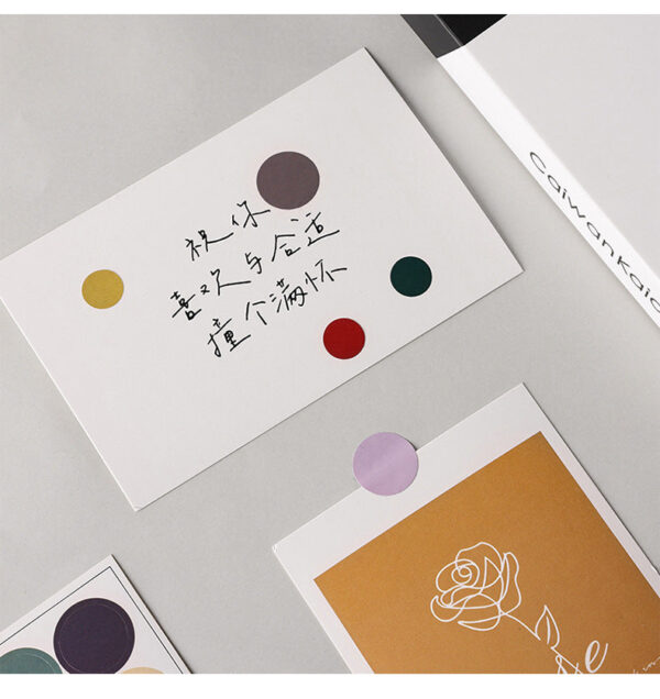 3200 Pieces Morandi Colored Dot Stickers 1/2 Inch Round - Image 8