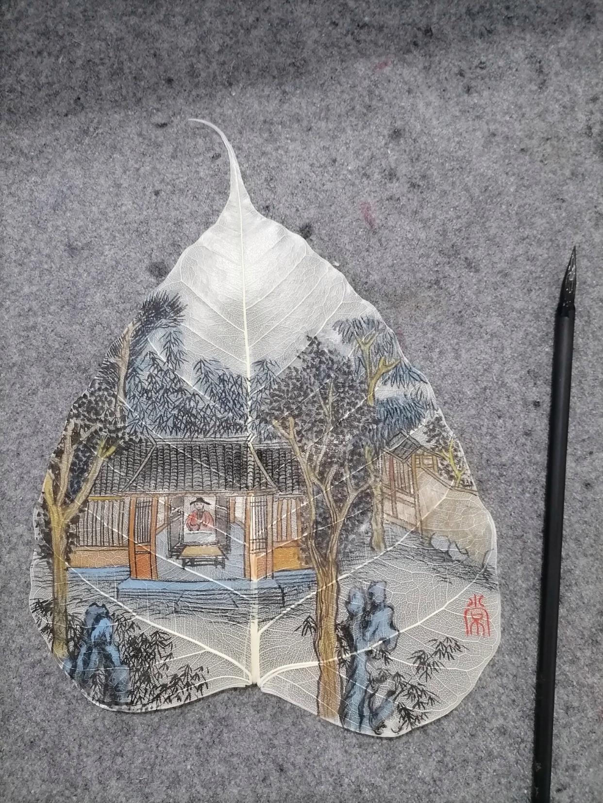 Leaf Vein Painting: A Thousand-Year Dialogue Between Nature and Art
