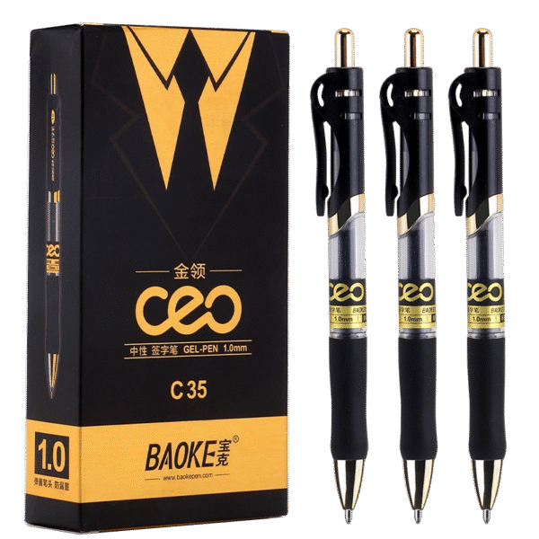 Baoke Ceo C35 1.0mm Gel Pen Pack of 12