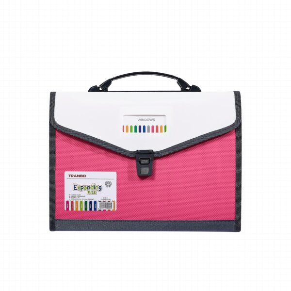 13-Pockets Expanding File Folder with Handle,Legal Size A4 FC