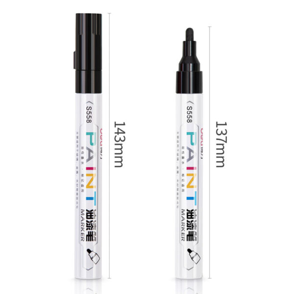 DELI 8 Color Paint Marker Pens Oil Based for Metal Wood Rock Painting