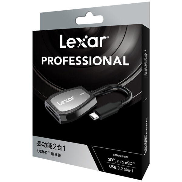 Lexar USB 3.2 Type-C Dual-Slot Reader,Supports SD microSD Cards - Image 5