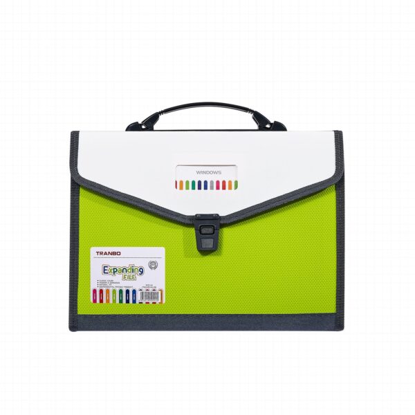 13-Pockets Expanding File Folder with Handle,Legal Size A4 FC