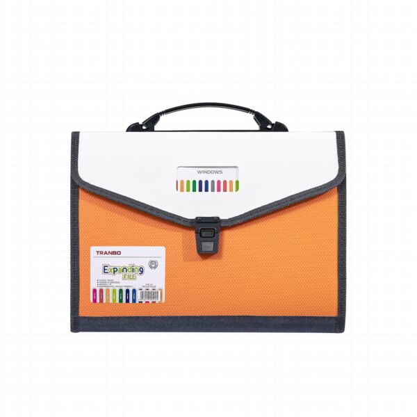 13-Pockets Expanding File Folder with Handle,Legal Size A4 FC