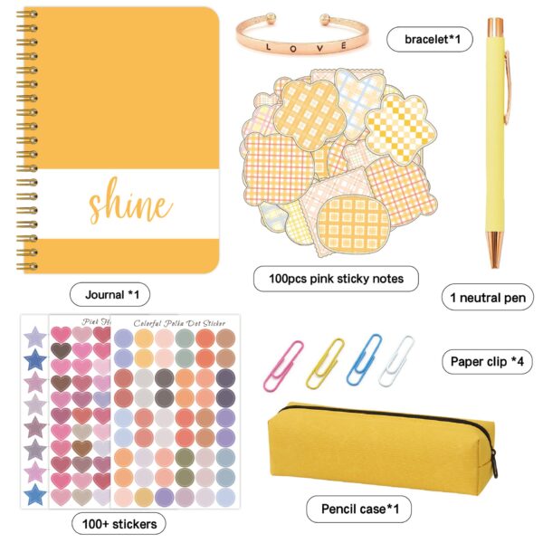 7pcs Shine Diary Notebook Pen Sticker Gift Set for Kids