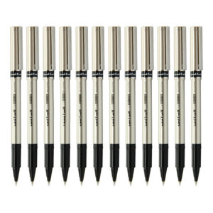 Uniball Deluxe Rollerball Pen,0.7MM Fine Point,12 Pack