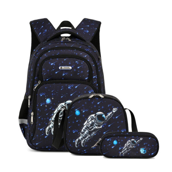 School Backpack Pencil Lunch Bag 3in1 for Boys and Girls Kids - Image 11