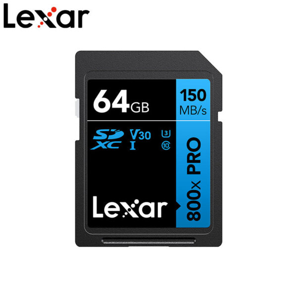 Lexar 32/64/128/256GB 800x PRO SDXC UHS-I Memory Card - Image 2