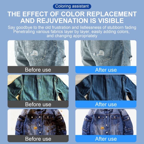 2pcs Denim Color Restore Textile Pen Fabric Repair & Color Touch-Up - Image 5