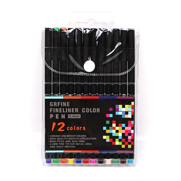 100 Colors Fineliner Fine Point Pens 0.4mm Drawing Markers