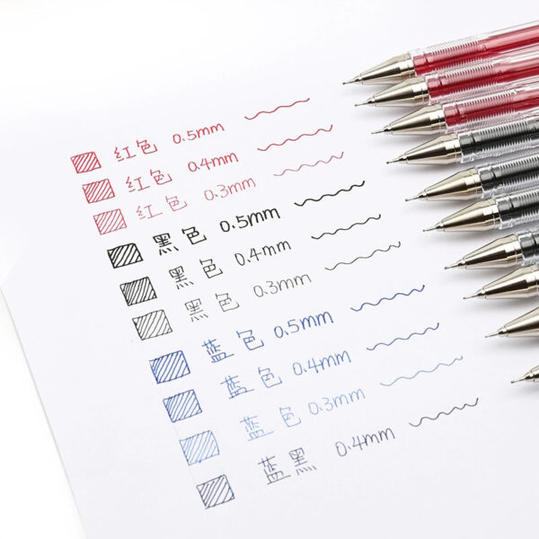 Pilot HI-TEC-C Gel Ink Pen 3 Pack 0.3MM/0.4MM/0.5MM - Image 5