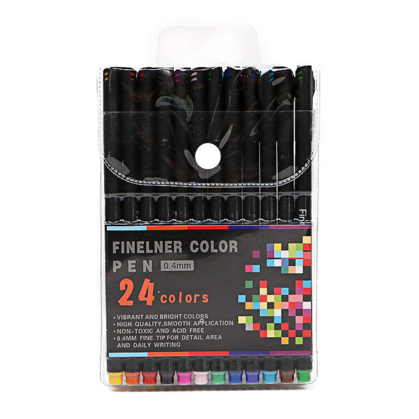 100 Colors Fineliner Fine Point Pens 0.4mm Drawing Markers