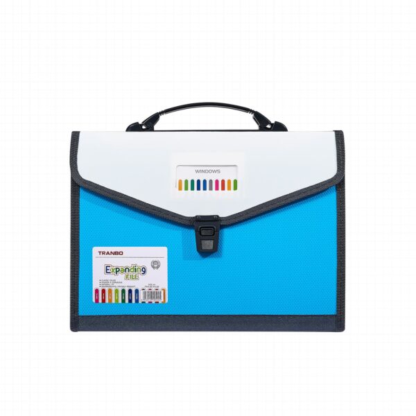 13-Pockets Expanding File Folder with Handle,Legal Size A4 FC