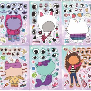 24 Sheets Gabby’s Dollhouse Stickers for Kids