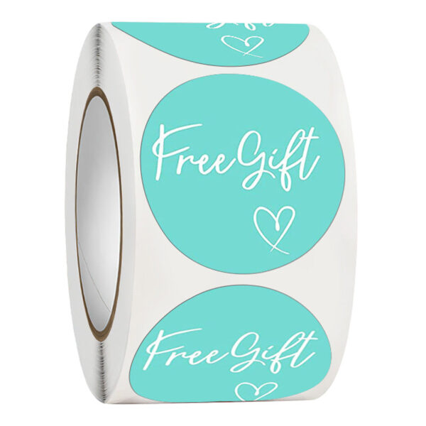 1000pcs Free Gift Self-Adhesive Stickers Labels,1.5 Inch