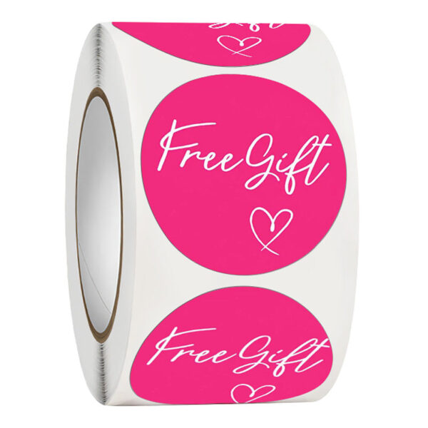 1000pcs Free Gift Self-Adhesive Stickers Labels,1.5 Inch