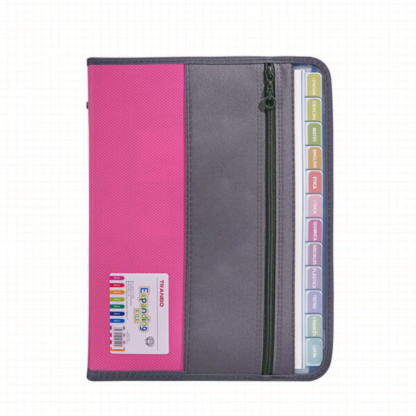 Expanding File Folder Organizer with 13 Pocket Oxford Fabric