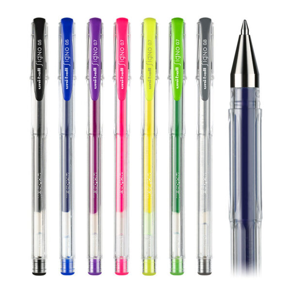 Uni-ball Signo UM-100 Gel Ink Pen - 0.5 mm -10Pcs