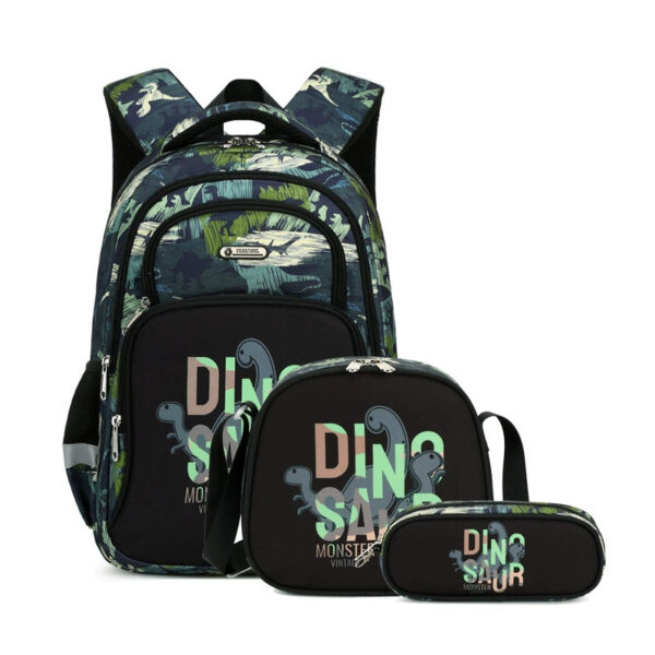 School Backpack Pencil Lunch Bag 3in1 for Boys and Girls Kids - Image 8