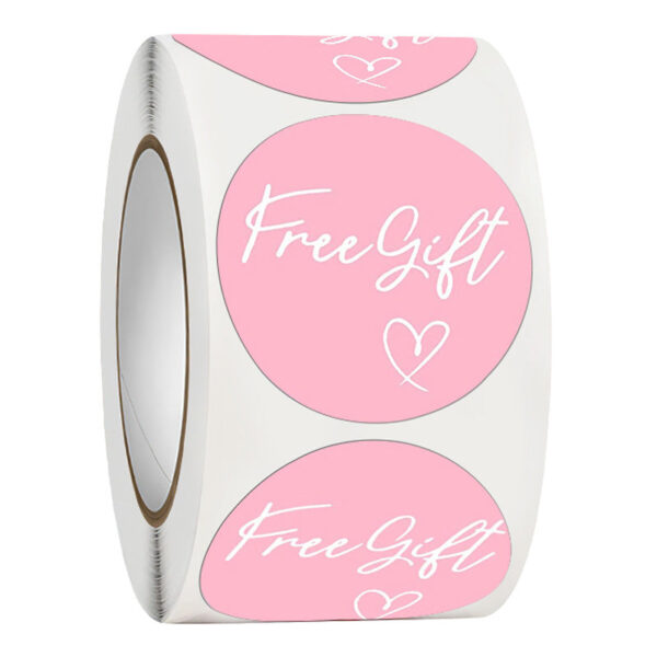1000pcs Free Gift Self-Adhesive Stickers Labels,1.5 Inch