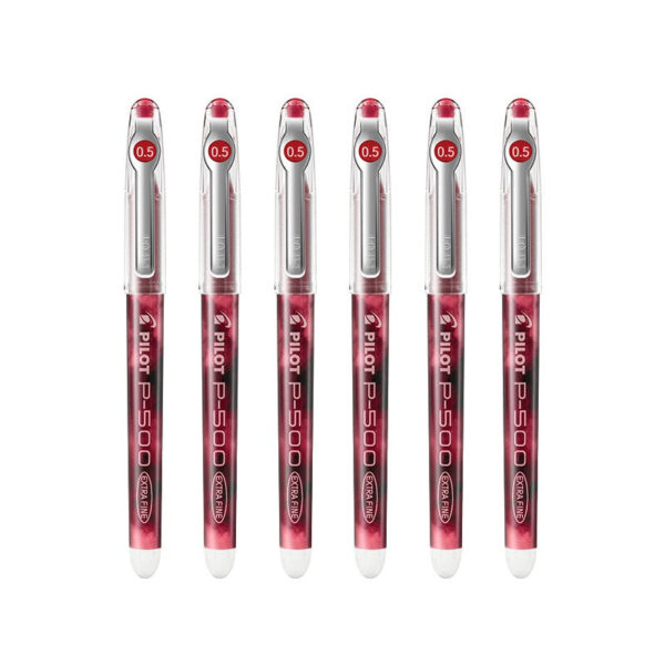 Pilot Precise P-500 Gel Ink Rolling Ball Pens,Extra Fine Point,6 Pack
