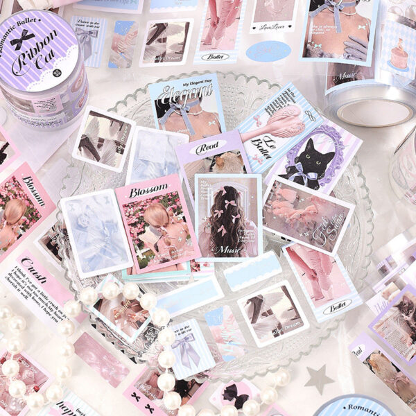4 Pack Romantic Ballet Stickers for Girls Women Kids - Image 3