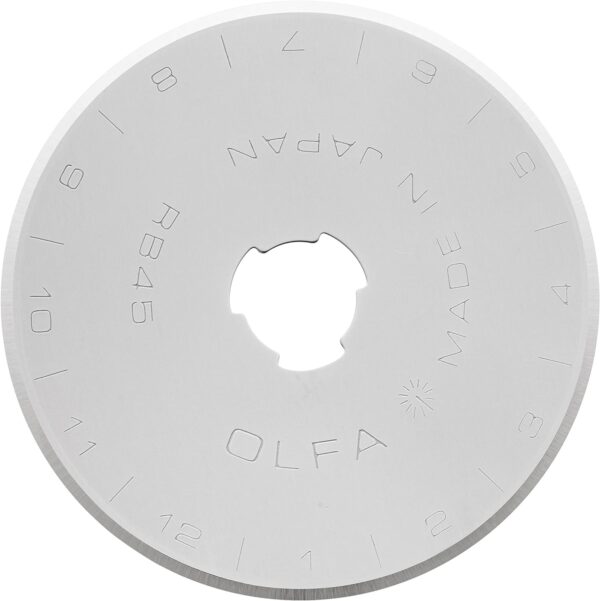 OLFA RB45-10 45mm Straight Edge Rotary Blade,10 Pack