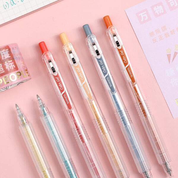 Morandi Color Gel Pens,Medium Point,Assorted,9 Count