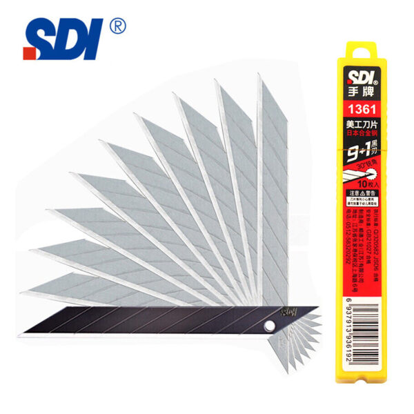 SDI Utility Knife Box Cutter for Precision Cutting with 10 Blades - Image 2
