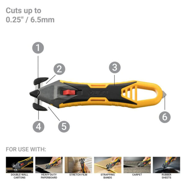 OLFA SK-16 Quick-Change Concealed Blade Safety Knife - Image 3