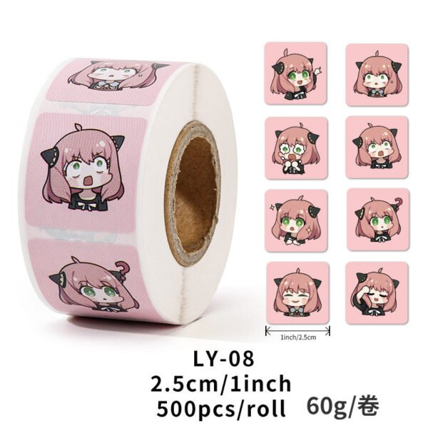 6 Rolls Motivational Sanrio Stickers for Kids 3000pcs 1 Inch - Image 7