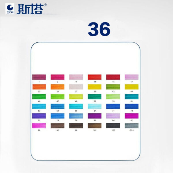 STA First Starter Set Alcohol Marker,24/36/48 Colors Assorted