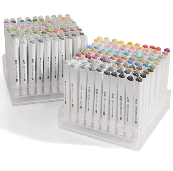 STA 9000 Pro Color Marker Plus,Classic 48/60/80/120 Colors with Carrying Box