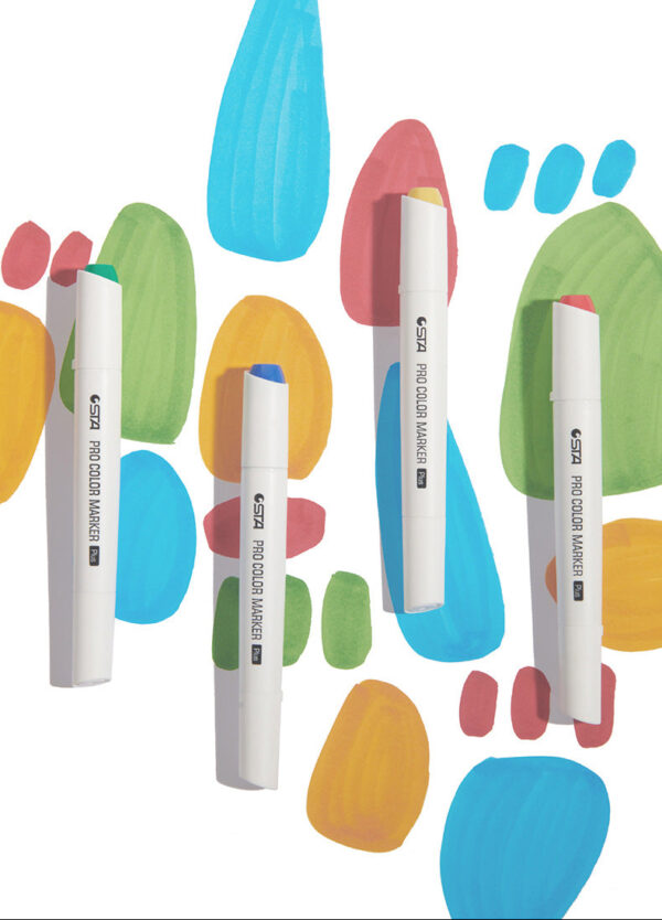 STA 9000 Pro Color Marker Plus,Classic 48/60/80/120 Colors with Carrying Box
