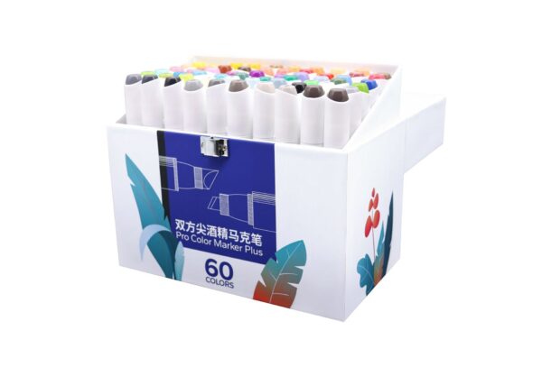 STA 9000 Pro Color Marker Plus,Classic 48/60/80/120 Colors with Carrying Box