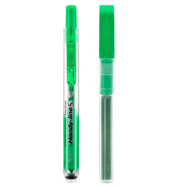 Pentel Handy-line S Retractable Highlighter with Refill, Chisel Tip