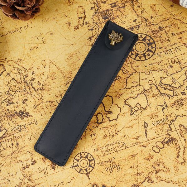 Single Leather Pen Pouch Case Bag