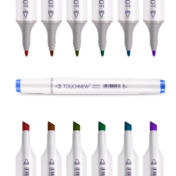 TOUCHNEW Sketch Markers 36 Color Animation Set for Adult Art Drawing Sketching
