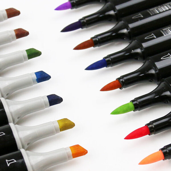 TOUCHNEW 60 Color Dual Tips Alcohol Based Brush Art Markers