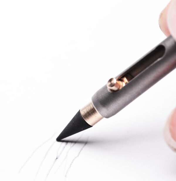 Pocket-Sized Titanium Everlasting Pencil Hangable Mini Pen for EDC - Image 4