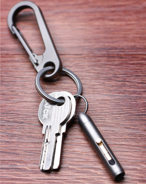Pocket-Sized Titanium Everlasting Pencil Hangable Mini Pen for EDC - Image 7