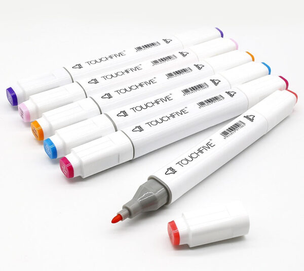 TouchFive Twin Markers 30 Color Animation Design Set